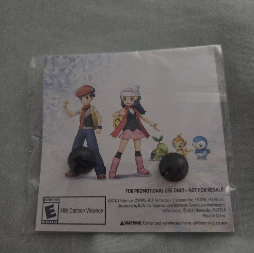 Pokemon Brilliant Diamond and Shining Pearl Pin Duo - Picture 2 of 2